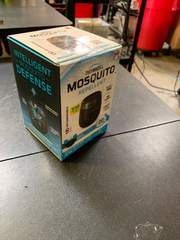 Photo 1 of Thermacell Mosquito Repeller E-Series Rechargeable with 20' Mosquito Protection Zone; Up to 9-Hr Battery Life; Includes 12-Hr Refill; Flame or Scent; DEET-Free Bug Spray Alternative