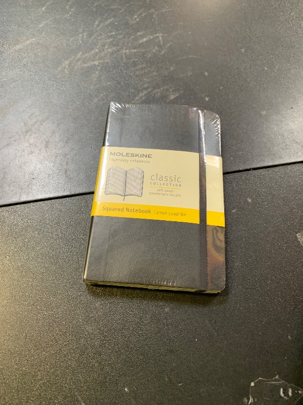 Photo 1 of MOLESKINE CLASSIC COLLECTION SOFT COVR SQUARED NOTEBOOK BLACK
