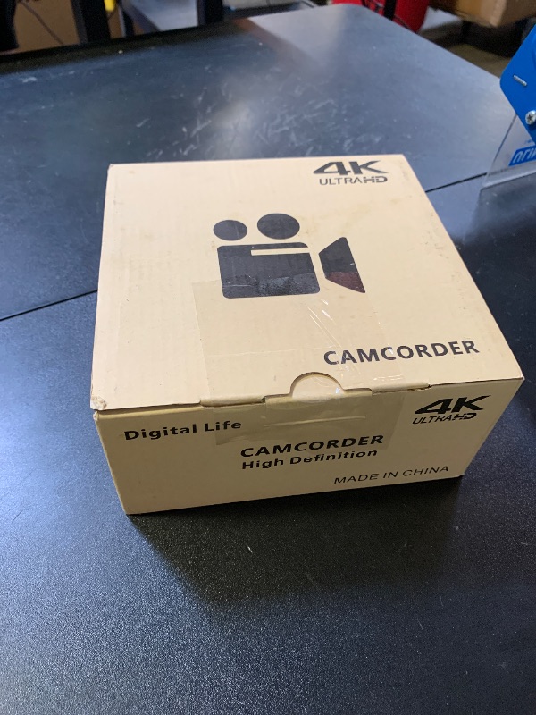 Photo 1 of 4K Video Camera with HD Micphone, Camcorder with IR Night Vision, WiFi Digital Camera, 18X Digital Zoom, Vlogging Camera for YouTube, Kids Video Camera, Built in Microphone, Remote, 2X Batteries