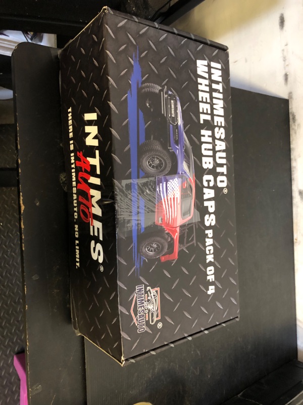 Photo 1 of InTimesAuto Wheel Center Hub Caps for Pro Comp 48 Series and Ballistic 845 Morax Replacement Hubcaps, Set of 4 American Flag Style, Premium ABS Material, Recommended for Off-Road Tuning Enthusiasts
