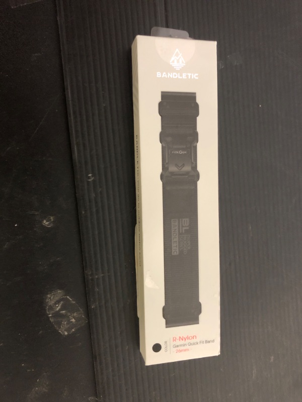 Photo 1 of Bandletic Compatible with Garmin Fenix 5X 6X 7X Watch Band - 26mm Easy-Fit Rugged Nylon Strap with Magnetic Fidlock V-Buckle for Fenix 8 51mm/7X 6X Pro/5X Plus/3/3 HR/Tactix/Epix Pro2 51mm/Instinct 2X