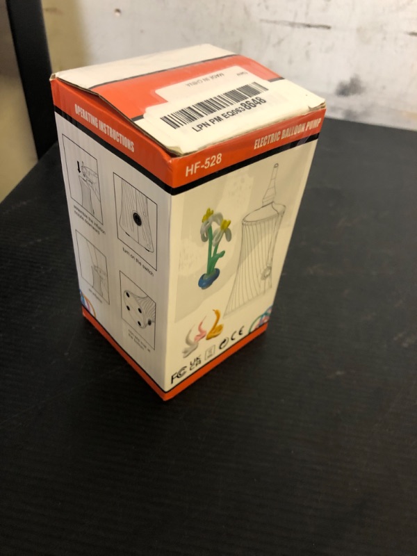 Photo 1 of AXHJ Balloon Pump Electric Air Pumps for Long Balloons, Electric Air Balloon Pump, Balloon Inflator for Foil Twisty Animal Balloons in Birthday Party for Decorations, Orange
