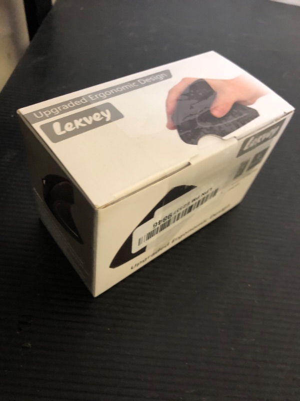 Photo 1 of Ergonomic Mouse, LEKVEY Vertical Wireless Mouse - Rechargeable 2.4G Optical Vertical Mice : 3 Adjustable DPI 800/1200/1600 Levels 6 Buttons, for Laptop, Mac, PC, Computer, Desktop, Notebook etc, Black