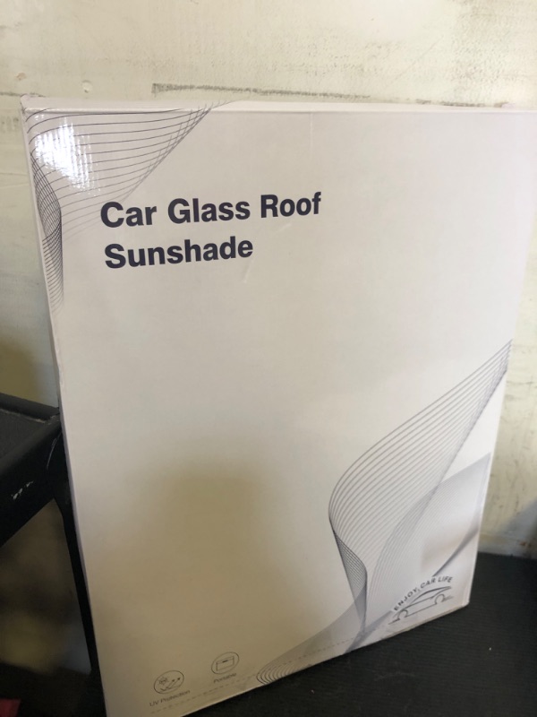 Photo 1 of Zanch 2025 Tesla Model 3 Sunshade Roof [No-Sag, Heat Insulation] No Gaps Foldable Roof Glass Sun Shade for for Tesla Model 3 2020~2026 Highland Accessories