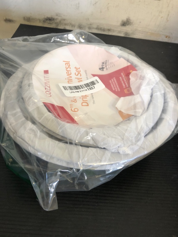 Photo 1 of COZZIVITA 316048413 and 316048414 Stove Burner Drip Pans for Electric Stove Top - Perfectly Fit Frigidaire Kenmore Electric Range -Thickening to Prevent Bending and Rust - Include 2 x 6 in, 2 x 8 in