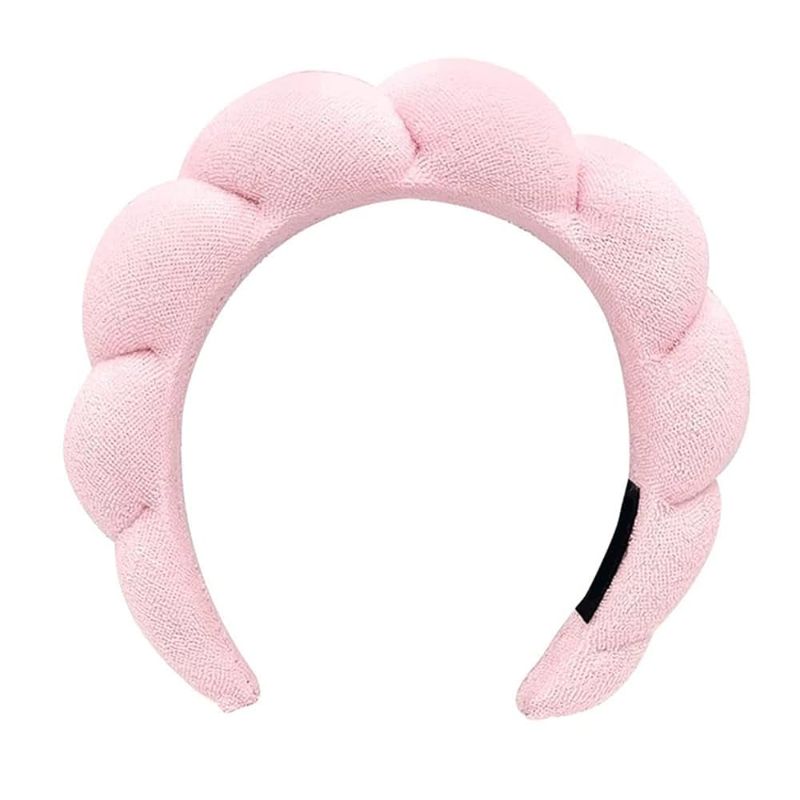 Photo 1 of Spa Sponge Headband for Washing Face, Skincare Headbands for Makeup Removal