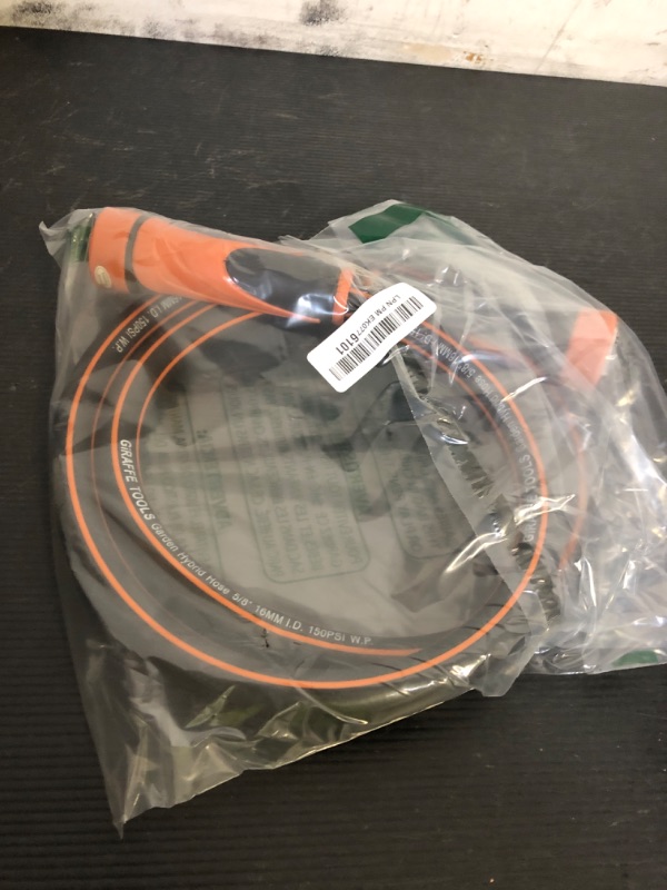 Photo 1 of Giraffe Tools Garden Leader Hose 5ft x 5/8", Short Water Hose Heavy Duty, Flexible, Lightweight Hybrid Hose with Swivel Handle, Double Female Fittings, Burst 600 PSI