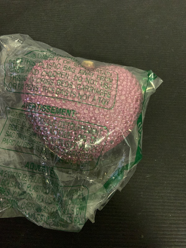 Photo 1 of Cute Heart Shape Clutch Purse Mini Love Heart Rhinestone Wedding Handbag Party Women Purse