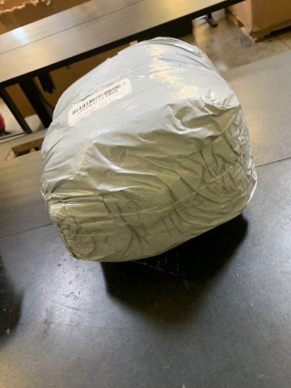Photo 1 of Seapisode 10ft 600D Fade and Tear Resistant Trailerable Kayak Cover with Waterproof Zipper, Waterproof & UV-Proof Heavy Duty Canoe Cover for Indoor/Outdoor Storage(Grey)