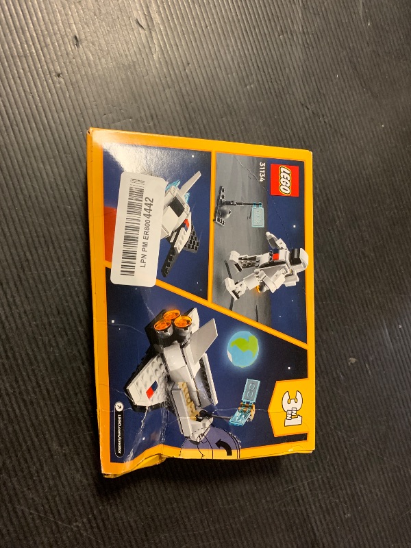 Photo 1 of LEGO Creator 3 in 1 Space Shuttle Toys - Space Toys Building Set for Boys & Girls, Ages 6+ - Option to Build 2 Spaceships or Astronaut - Educational Gift for Kids Birthday & Holidays - 31134