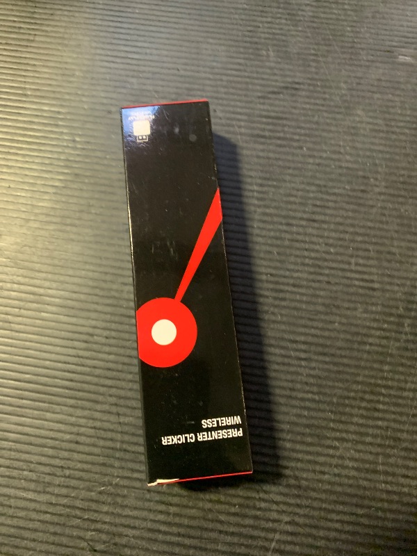 Photo 1 of Wireless Presenter, Hyperlink Volume Control Presentation Clicker RF 2.4GHz USB PowerPoint Clicker Presentation Remote Control Pointer Slide Advancer (Black)