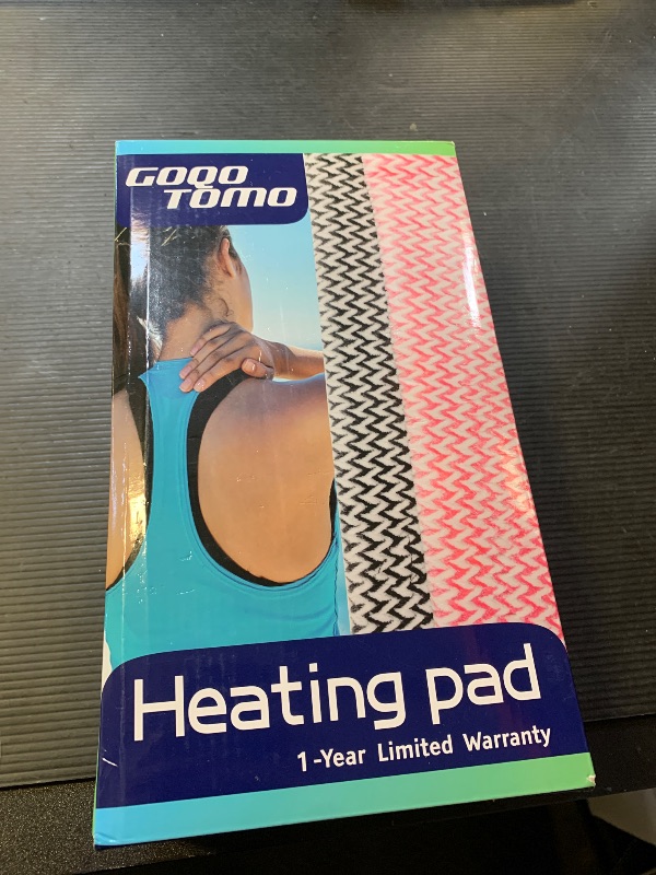 Photo 1 of GOQOTOMO Flower Heating Pad for Back Pain Relief- 12" x 24"12 Heat Levels, 8 Timers Stay on, Machine Washable -F1224