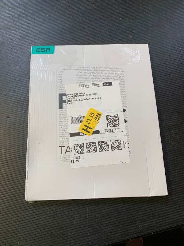 Photo 1 of ESR for iPad Pro 13 Inch Case M4(2024), Thin and Lightweight, Shock and Drop Protection, Yellowing Resistant, Hard Back, Supports Pencil Pro and Pencil(USB-C), Classic Series, Black Clear