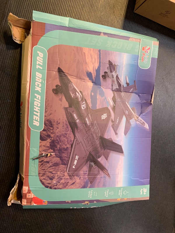 Photo 1 of Double Pack Military Fighter Jet Toy Planes, Pull Back Diecast Alloy Army Airplanes with Lights & Sounds, Metal Toy Aircraft Gift for Kids, Toddlers, Boys and Girls