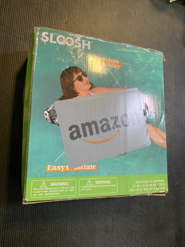 Photo 1 of Sloosh Pool Floats Adult, 2 Packs Inflatable Pool Lounge Chairs,Blow up Hammock Pool Noodles Floats for Adults,Floating Water Chair for Pool Party Lake River Water Fun(Tropical Leaves-Green,Blue)