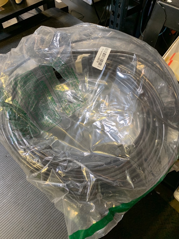 Photo 1 of 125FT Misters for Outside Patio Misters for Cooling (45 Mist Nozzles) Outdoor Water Patio Hose Greenhouse Mister System Outside Mist Backyard Trampoline for Waterpark Watering Misters for Cooling