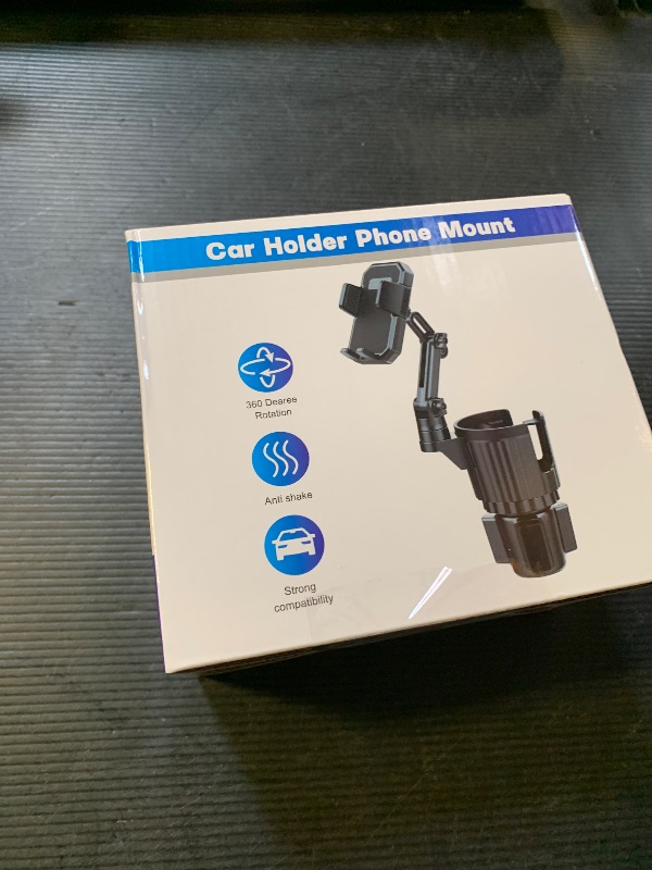 Photo 1 of Cup Holder Phone Mount, 2 in 1 Universal Cup Holder Expander with Long Arm 360°Rotation Cup Phone Holder for Car Fits All 4-7” iPhone Galaxy Smartphones and Most Truck Bottles