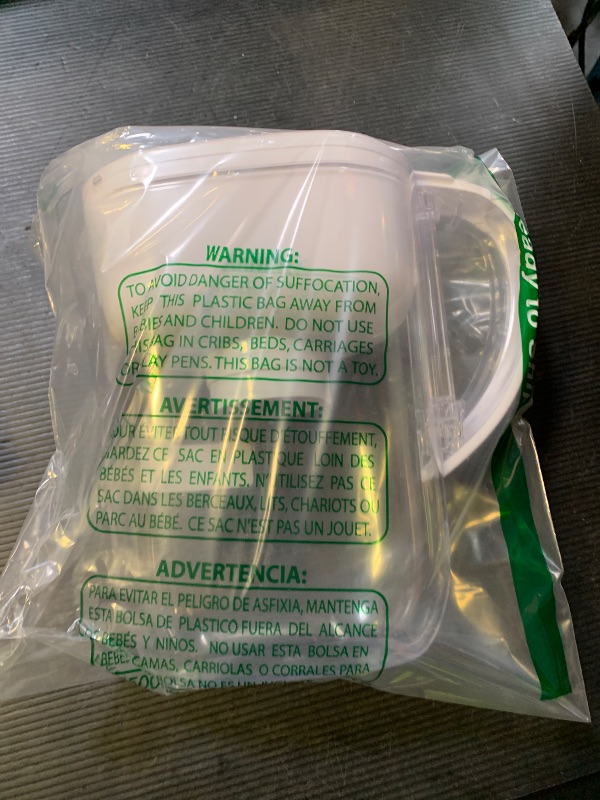 Photo 1 of Brita Water Filter Pitcher for Tap and Drinking Water with 1 Standard Filter, Lasts 2 Months, 6-Cup Capacity, BPA Free, White