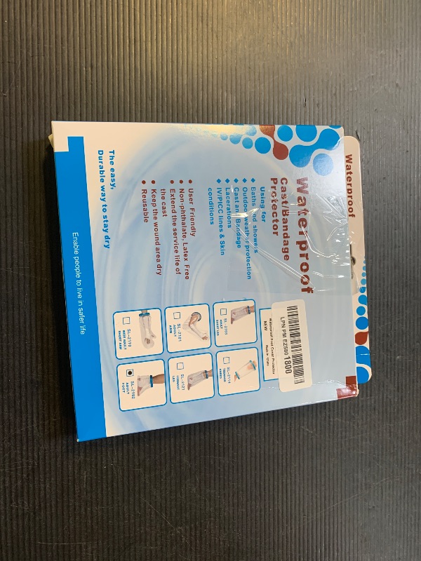Photo 1 of Waterproof Foot Cast Cover Wound Protector for Shower Bath, Watertight Cast Bag Covers for Broken Surgery Foot, Wound and Burns - Reusable [2025 Upgrade]
