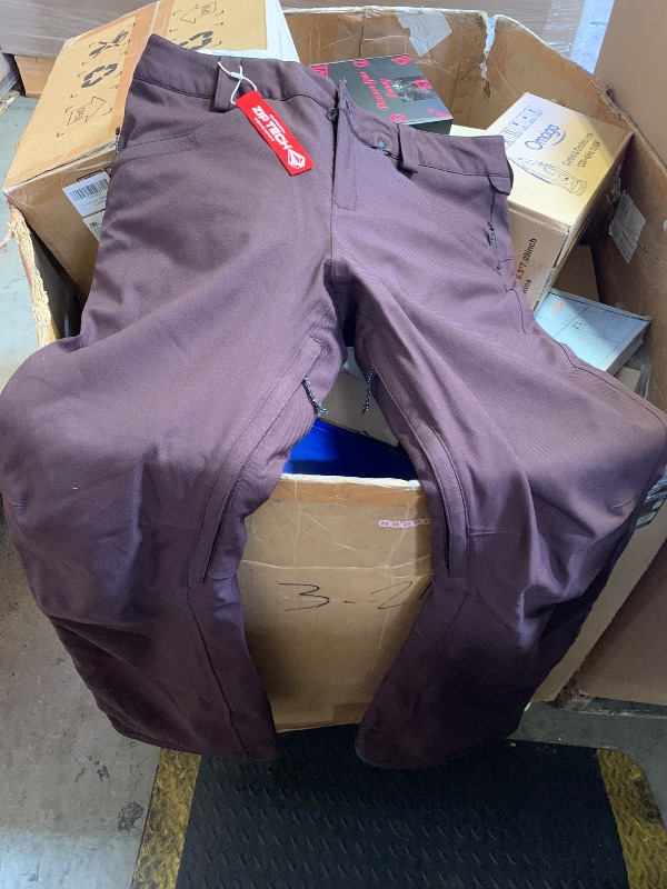Photo 1 of Volcom Junior's Grail 3D Stretch Snow Pant, Black RED, XL