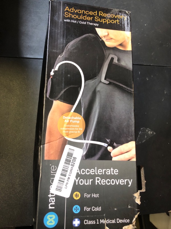 Photo 1 of NatraCure Advanced Hot or Cold Therapy Shoulder Ice Pack Wrap, Shoulder Brace for Shoulder Pain Relief - (Heating Pad for Rotator Cuff Injuries, Surgery, Gym Injuries, Baseball, Pitching) - 16032