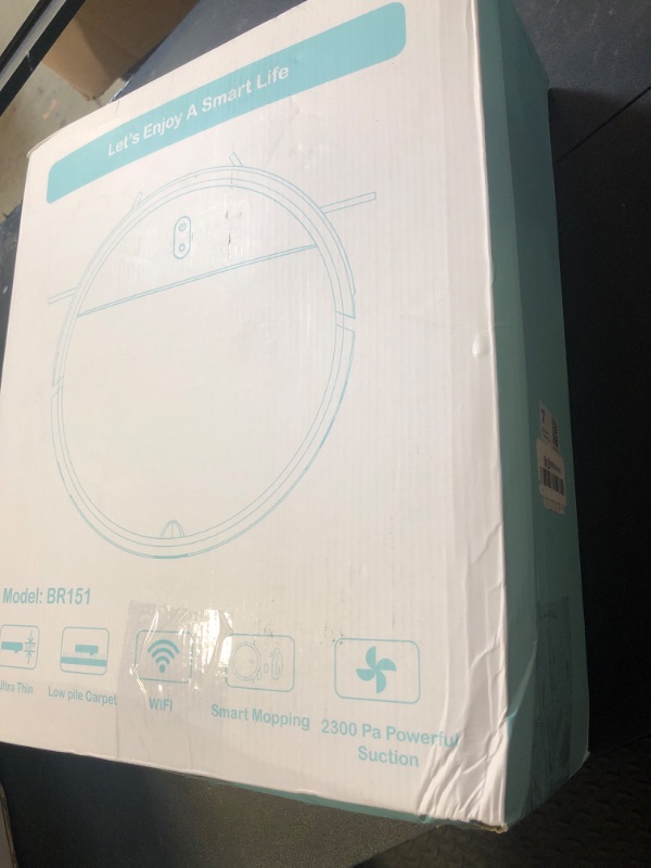 Photo 1 of Robot Vacuum and Mop Combo, 2 in 1 Automatic Vacuum Robot with Schedule, App/Alexa/Voice Control, Self-Charging, 2300 Pa Suction, Ideal for Hard Floor, Pet Hair, Carpet