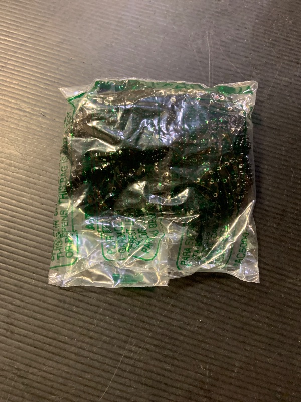 Photo 1 of 1 Pair Handmade Beaded Crystal Patches Bodice Lace DIY Applique Patches Accessory for Dress Clothes 35X12cm (Black)