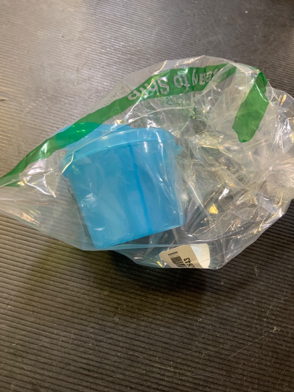 Photo 1 of Dr. Brown's Baby Formula Dispenser with Snap-On Lid for On-the-Go Feedings,Milk Powder Dispenser for Traveling with Infant,Blue