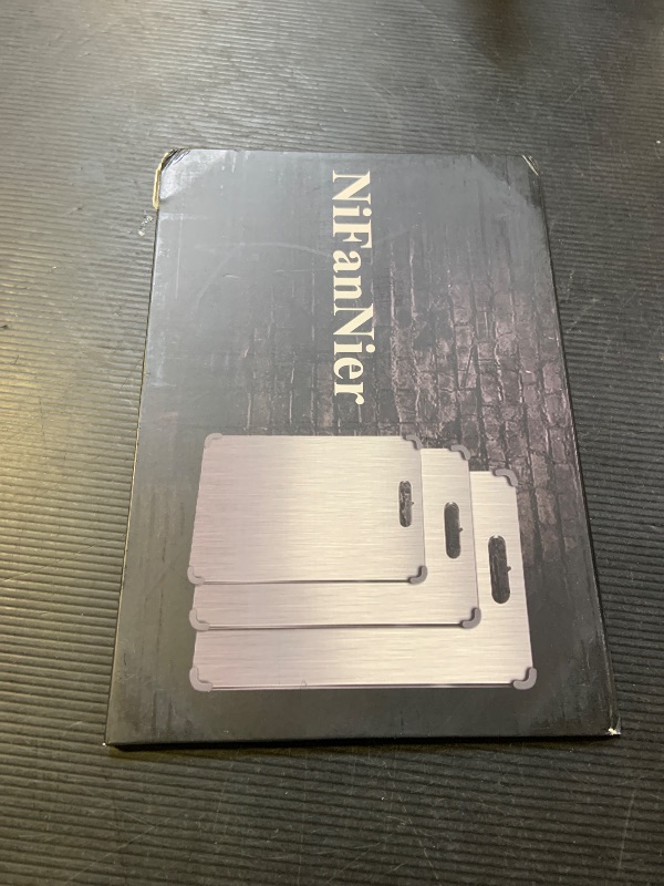 Photo 1 of Katuchef Titanium Cutting Board, 2025 Upgrade 100% Pure Titanium Cutting Boards for Kitchen, Latest Thickened Version Thickness 0.06IN, Double-Sided Available Belt Guard Angle (11.8IN X 7.9IN)