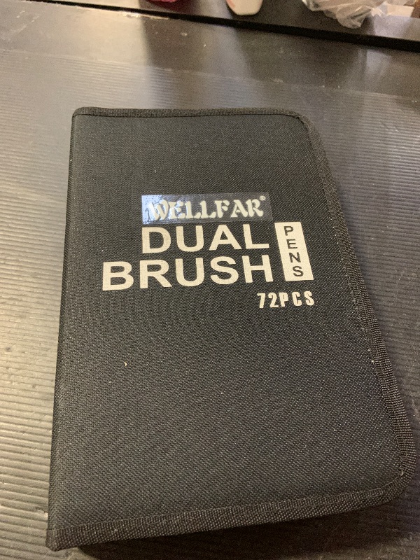 Photo 1 of ?72 Colors?Adult Coloring Book Markers No Bleed – Dual Felt Tip (Fine & Brush) Art Markers for Teens/Kids – Gel Acrylic Paint Pens Set for Sketching, Drawing, Rock Painting, Journaling, Non Bleeding.