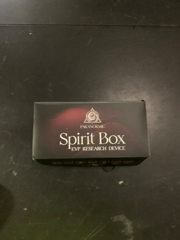 Photo 1 of PARANORMIC Spirit Box — Ghost Hunter’s Choice Equipment Kit with 32 GB Micro SD & Integrated Flashlight for Ultimate Paranormal Investigations and EVP Sessions