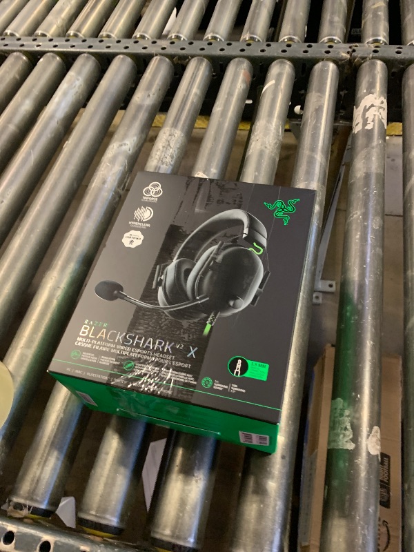 Photo 1 of Razer BlackShark V2 X Gaming Headset: 7.1 Surround Sound - 50mm Drivers - Memory Foam Cushion - For PC, PS4, PS5, Switch - 3.5mm Audio Jack - Black