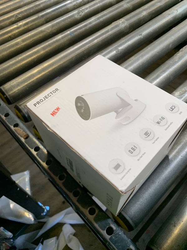 Photo 1 of Mini Portable Projector with 4K Support, Bluetooth 5.4 WIFI6, 5watt Sound Base Speaker, 160 ANSI, Android 11, 210° Rotation , Auto Keystone Correction Video Projector HY300 ULTRA