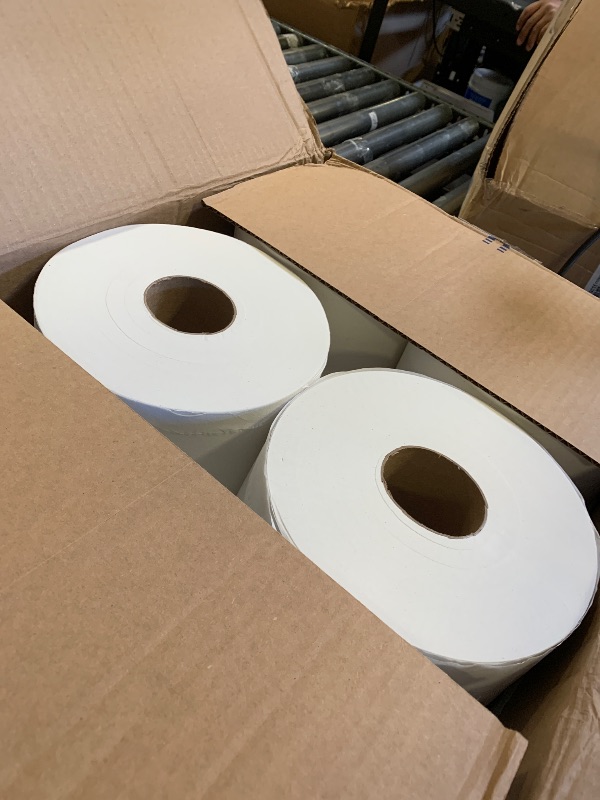 Photo 1 of Tork Mini Jumbo Toilet Paper Roll White T2, Advanced, 1-Ply, 12 x 1200', 12013903