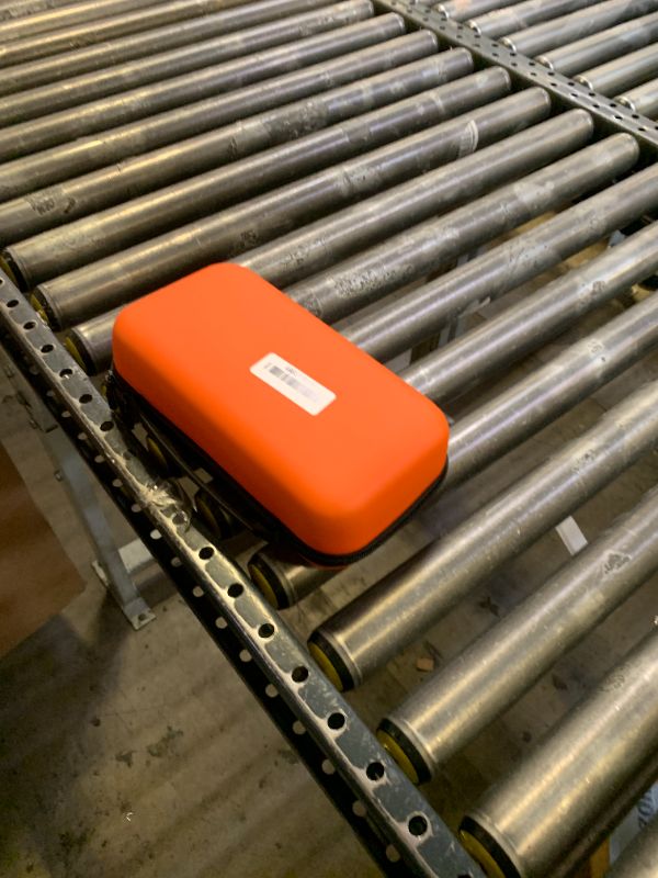 Photo 1 of Wireless Microphone Case Compatible with JBL Wireless Two Microphone System/for JBL PartyBox Wireless Mic, Handheld Dual Mic Travel Bag for Singing or Karaoke for Receiver, Adapter, Batteries-Orange