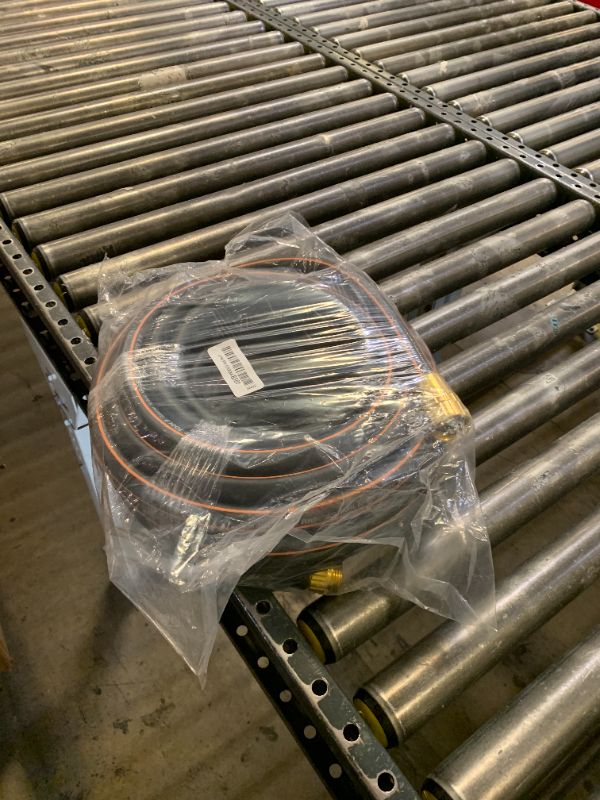 Photo 1 of Giraffe Tools Garden Hose 50ft x 5/8", Water Hose Heavy Duty, Flexible, Lightweight Hybrid Hose with Swivel Handle, Male to Female Fittings