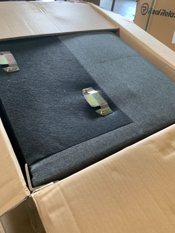 Photo 1 of Lilola Home Convertible Sectional Sleeper Sofa Bed 84 Inch, L Shaped Couch with Pull Out Bed, Storage Chaise, Removable Back Cushions for Living Room, Office, Linen Fabric, Dark Gray