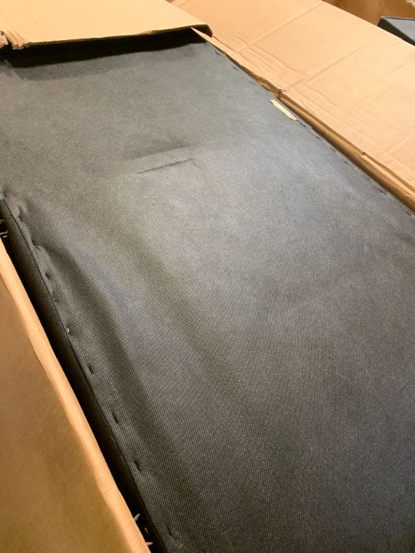 Photo 1 of 2 SEATER STORAGE SOFA DARK GREY 