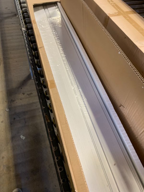 Photo 1 of 32x96in PVC Internal Accordion Folding Door, Multifold Sliding Door for Closet, White in Color, with Installation Hardware; Handle; Latch.