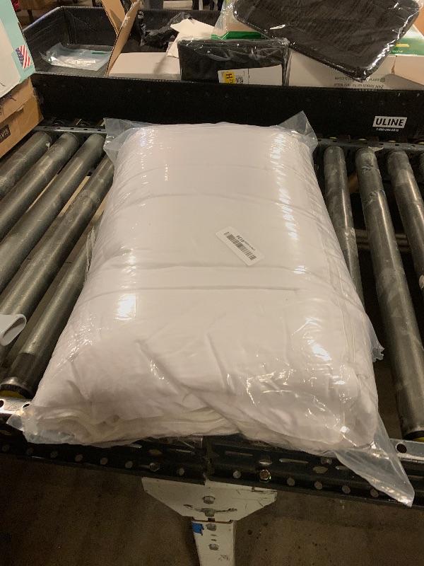 Photo 1 of 100% Viscose Made from Bamboo Comforter for Hot Sleepers- Breathable Cooling Silky Soft Duvet Insert Queen Size-with 8 Corner Tabs- All Season Comforter (88x88 Inches, White)