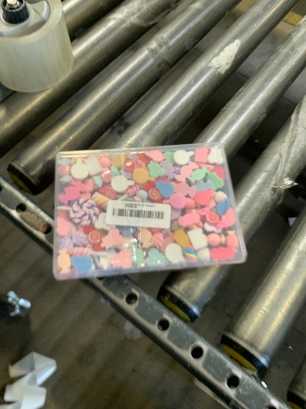 Photo 1 of 120Pcs Candy Slime Charms Assorted Cute Decoden Embellishments, Kawaii Slime Accessories,Bulk Lollipop Bow Rainbow Flatback Resin Charm for Phone Junk Cases,Scrapbooking Crafting & DIY Decoration