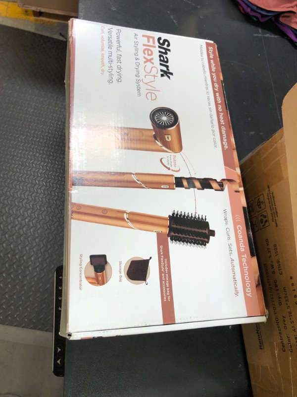 Photo 1 of Shark FlexStyle® (Special Edition) | Air Styling & Drying System | Powerful Hair Dryer Brush & Multi-Styler | Auto-Wrap Curlers, Oval Brush, Concentrator, & Storage Bag Included | Copper | HD433CP