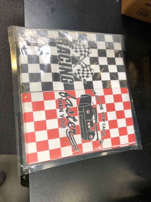 Photo 1 of 24 Pack Race Car Party Candy Favor Bags with Stickers, Race Car Goodie Gift Treat Bags Race Car Themed Birthday Party Supplies