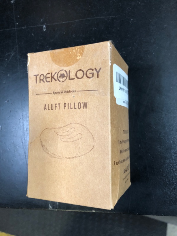 Photo 1 of TREKOLOGY Ultralight Inflatable Camping Travel Pillow - ALUFT 2.0 Compressible, Compact, Comfortable, Ergonomic Inflating Pillows for Neck & Lumbar Support While Camp, Hiking, Backpacking