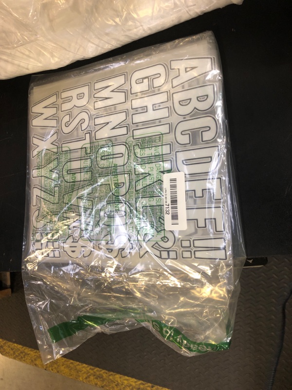 Photo 1 of 190 Pcs Iron on Letters Iron on Numbers Alphabets Fabric Stickers 8 Inch and 3 Inch Number Patches 2'' Heat Transfer Letters for Clothing DIY Crafts Sports Team Uniform(Border Style,White)