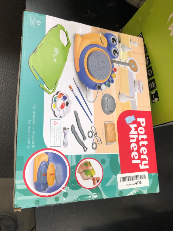 Photo 1 of Pottery Wheel for Kids Ages 8-12 - DIY Craft Kit with Air Dry Clay, Painting Tools & Supplies - Arts & Crafts Gifts for Girls & Boys Ages 5-7 6-8 8-10 8-13 Years Old - Birthday & Christmas Gifts