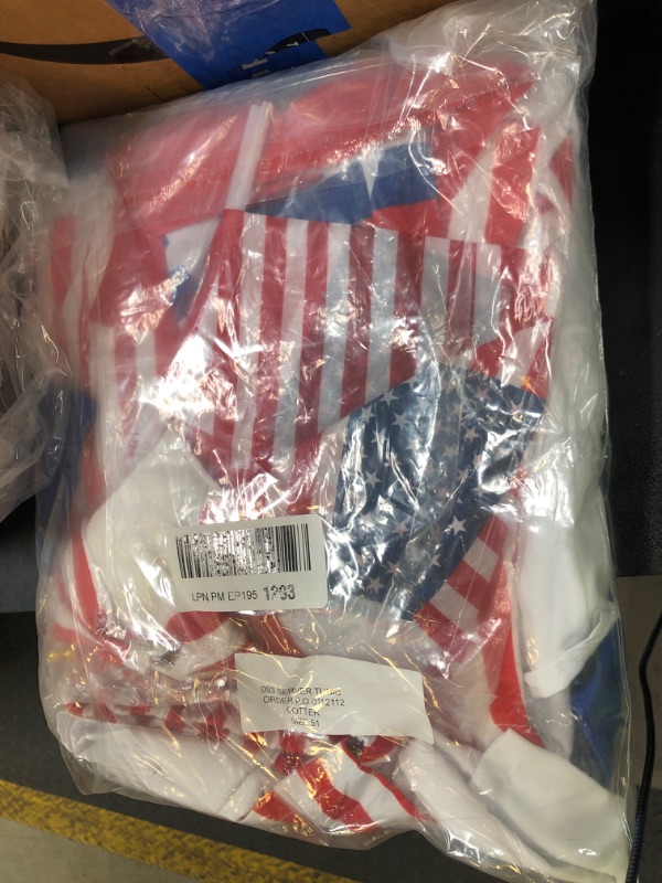 Photo 1 of Handepo 9 Pcs 4th of July Uncle Costume Set USA Patriotic Top Hat American Independence Halloween Cosplay Party(Medium)