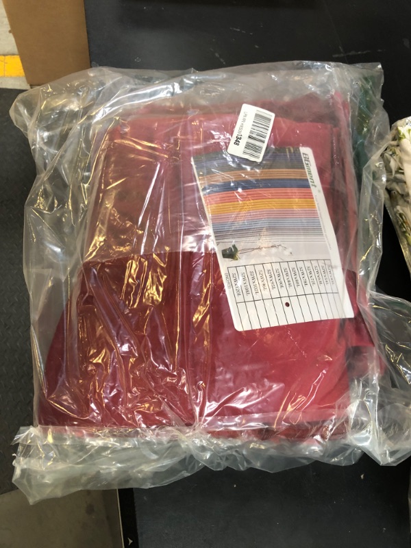 Photo 1 of BGment Christmas Red Velvet Curtains 90 Inches for Bedroom, Thermal Insulated Room Darkening Curtains Sound Reduce Drapes with Back Tab and Rod Pocket for Living Room, 2 Panels, 52 x 90 Inch
