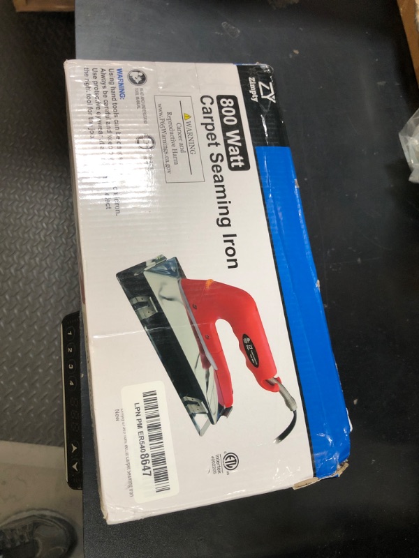 Photo 1 of Zimpty ZY305 10in. 800 Watt Carpet Seaming Iron