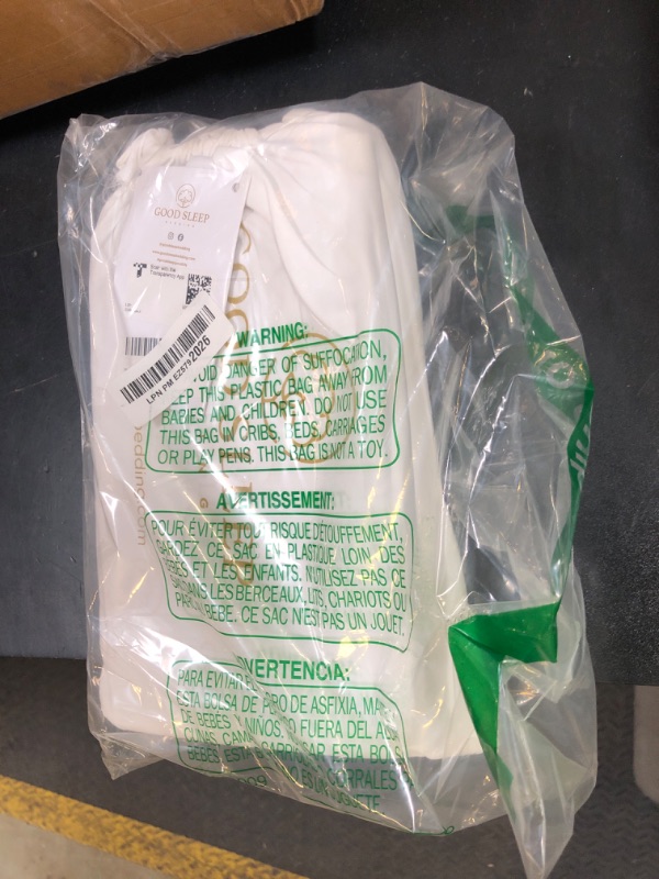 Photo 1 of 1000 TC Ivory King Pillowcases Set of 2 100% Egyptian Cotton Pillow Cases with Long Staple Cotton & Sateen Weave, Silky Soft Hotel - Like Bed Pillow Covers for Comfy Sleeping, Snug Fit